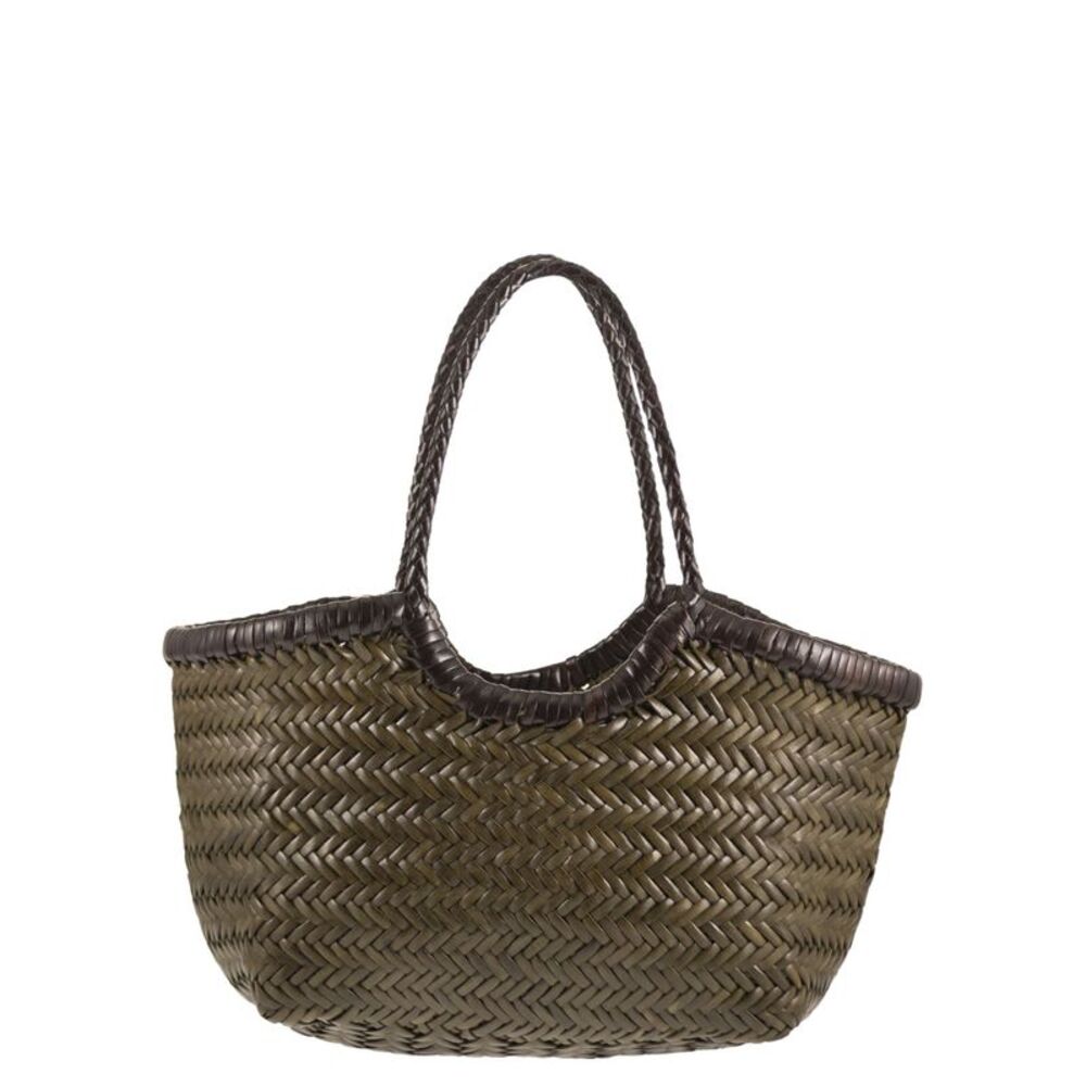 Dragon Diffusion Women Nantucket - Two-Tone Woven Buffalo Calfskin Bag